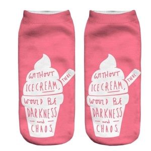 HARAJUKU Style ankle socks Ice Cream Chaos